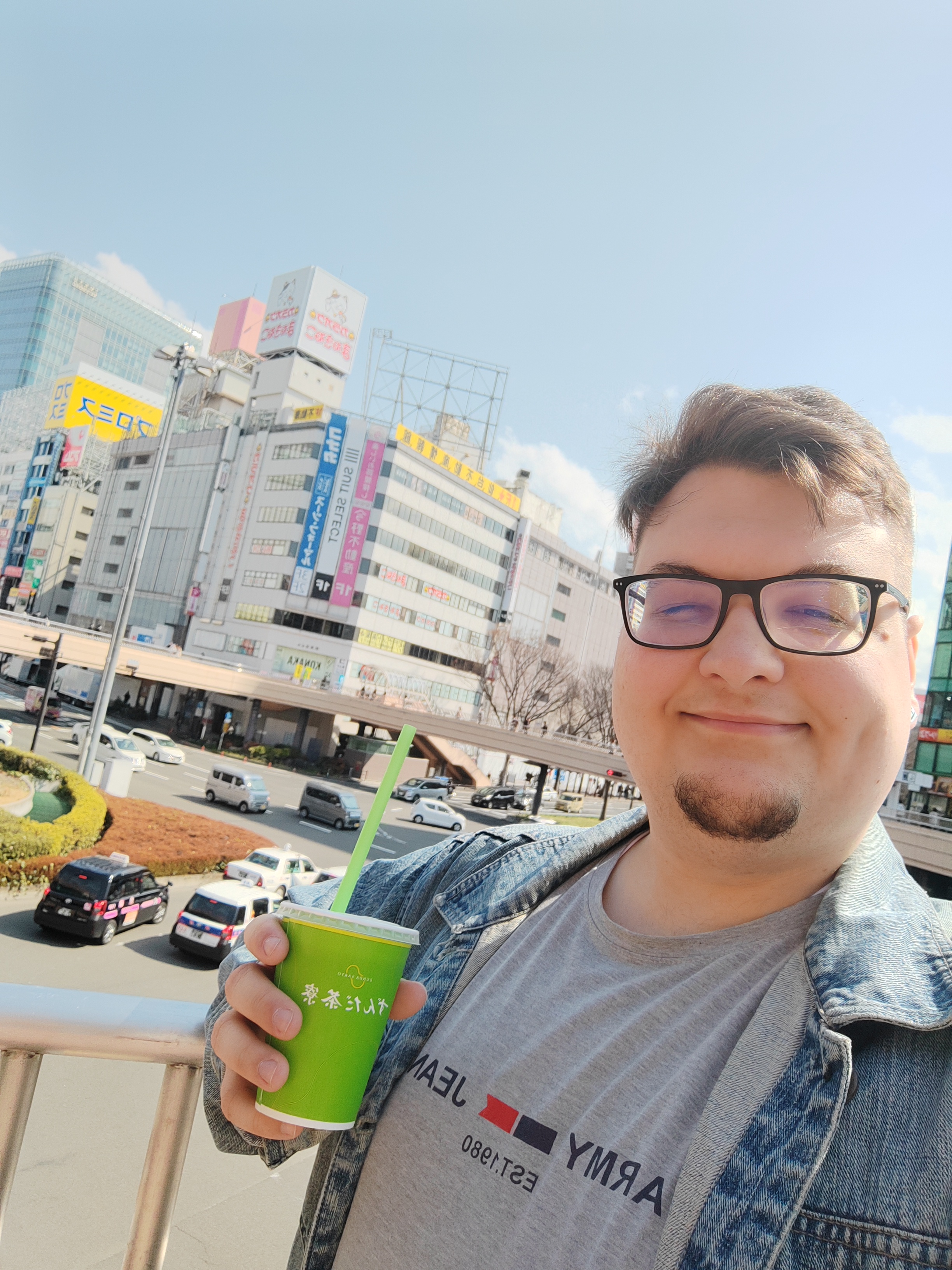 Zunda-milkshake. A zunda az édes zöldbab, és Szendai másik specialitása. Csinálnak belőle mindent is