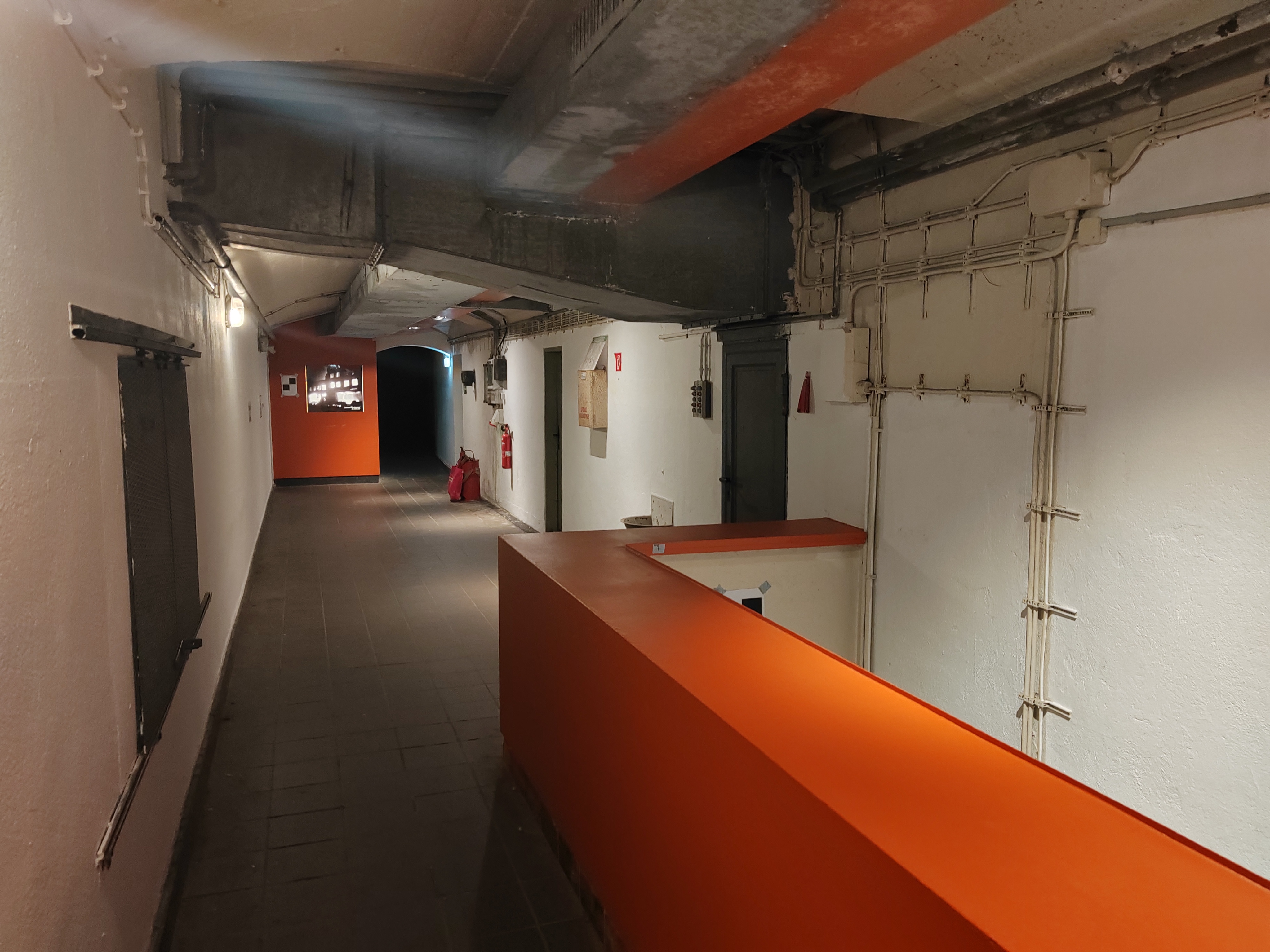 A bunker bejárata